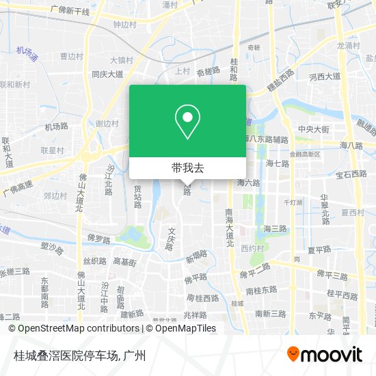 桂城叠滘医院停车场地图