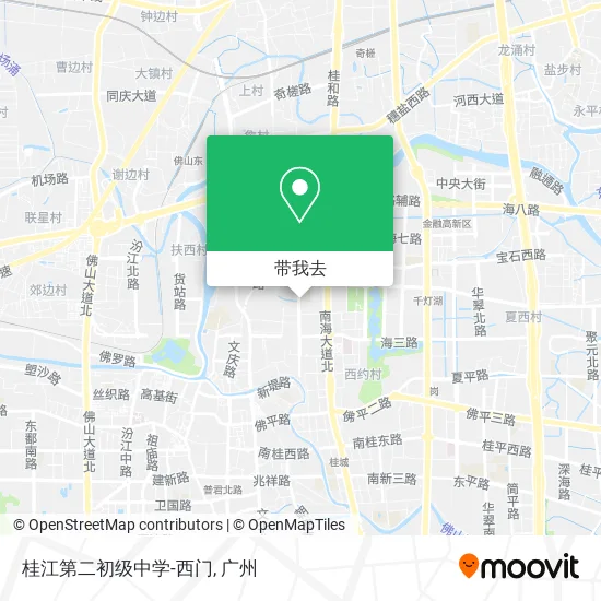桂江第二初级中学-西门地图