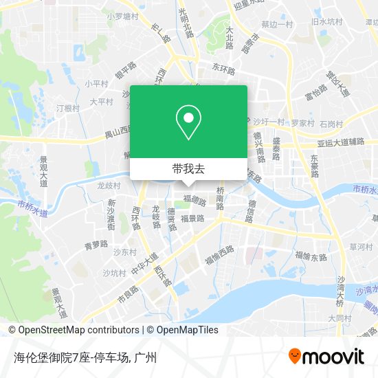 海伦堡御院7座-停车场地图