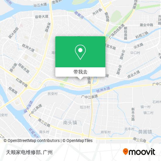 天顺家电维修部地图