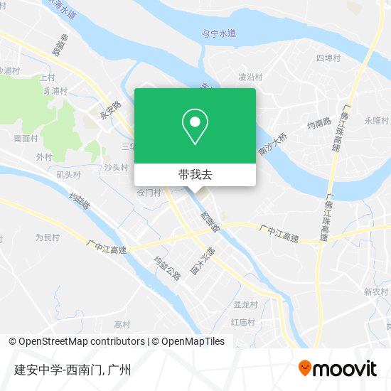 建安中学-西南门地图