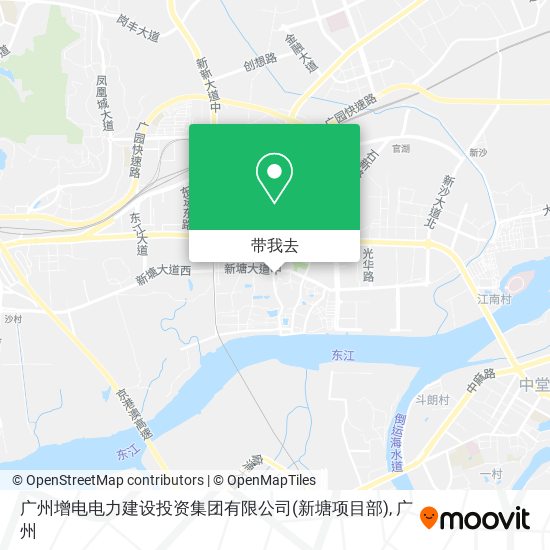 广州增电电力建设投资集团有限公司(新塘项目部)地图
