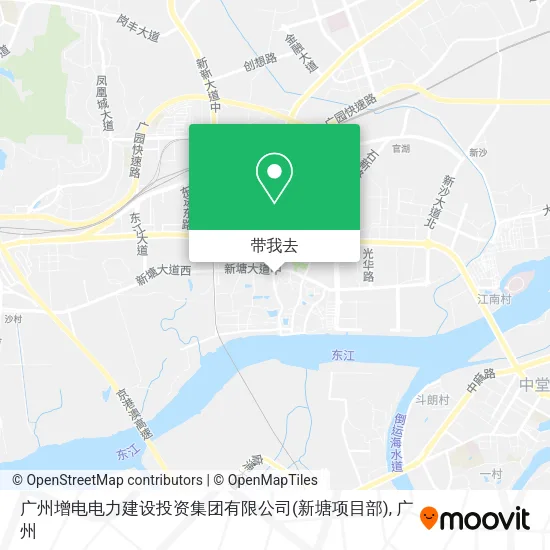 广州增电电力建设投资集团有限公司(新塘项目部)地图