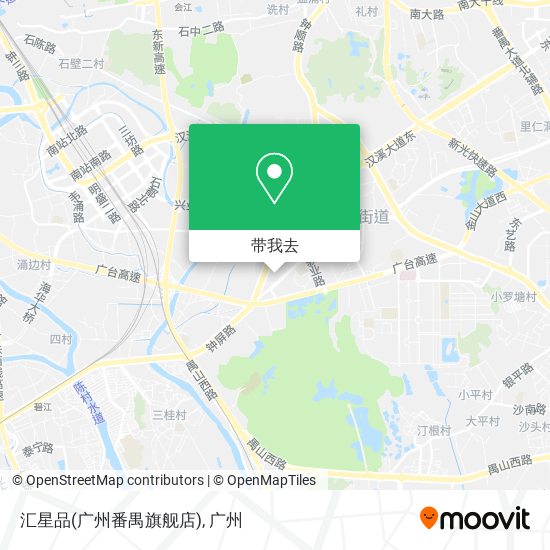 汇星品(广州番禺旗舰店)地图