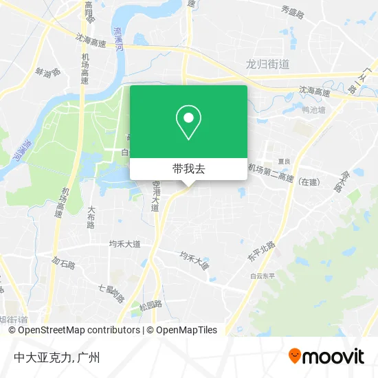 中大亚克力地图