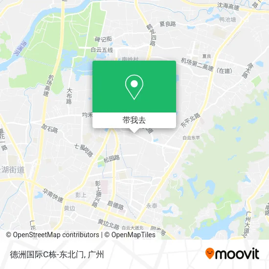 德洲国际C栋-东北门地图