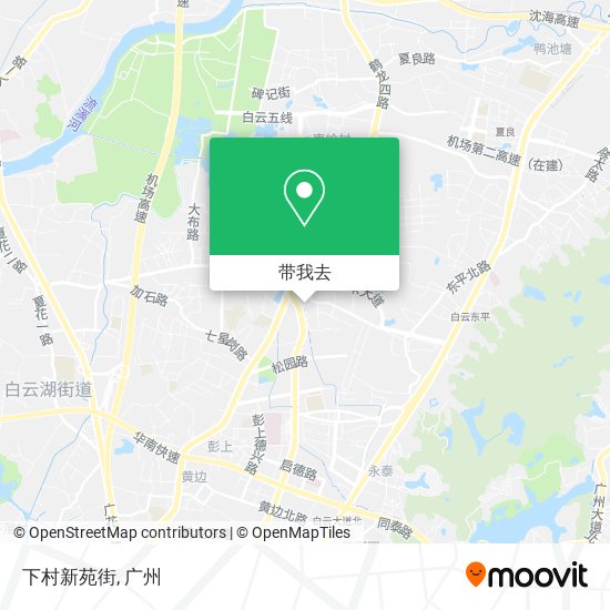 下村新苑街地图
