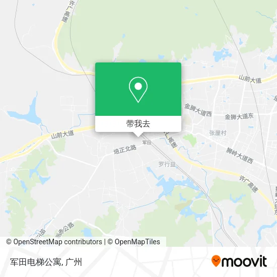 军田电梯公寓地图
