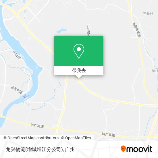 龙兴物流(增城增江分公司)地图