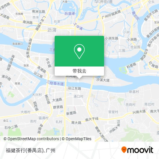 福健茶行(番禺店)地图