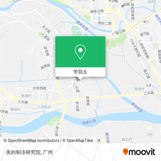 美的制冷研究院地图