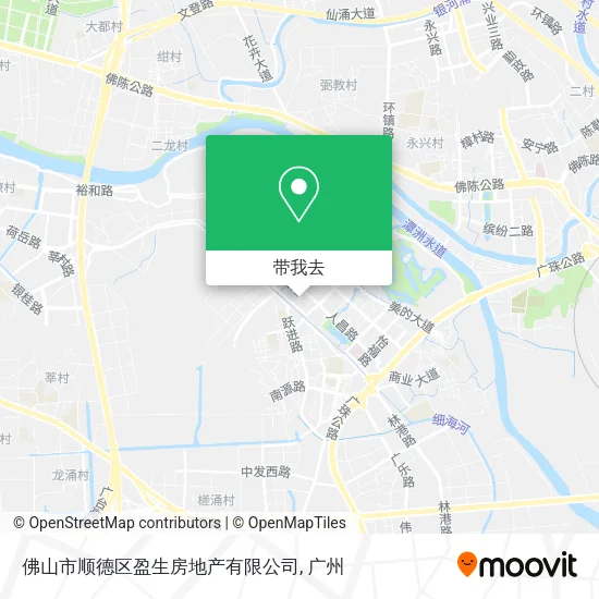 佛山市顺德区盈生房地产有限公司地图