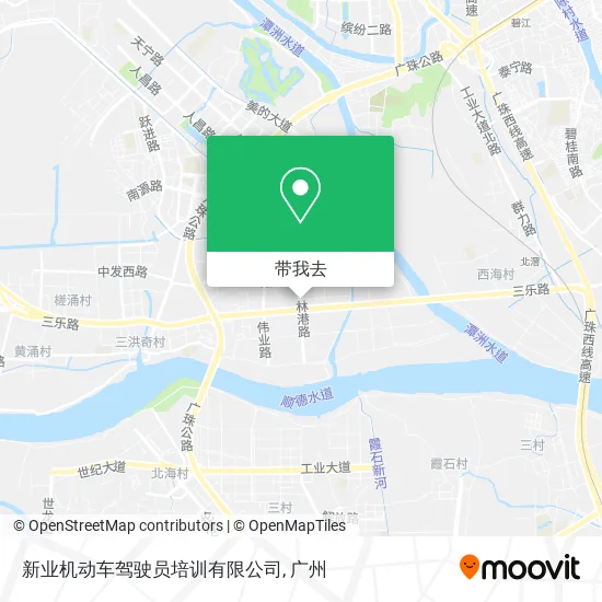 新业机动车驾驶员培训有限公司地图