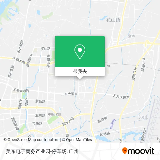 美东电子商务产业园-停车场地图