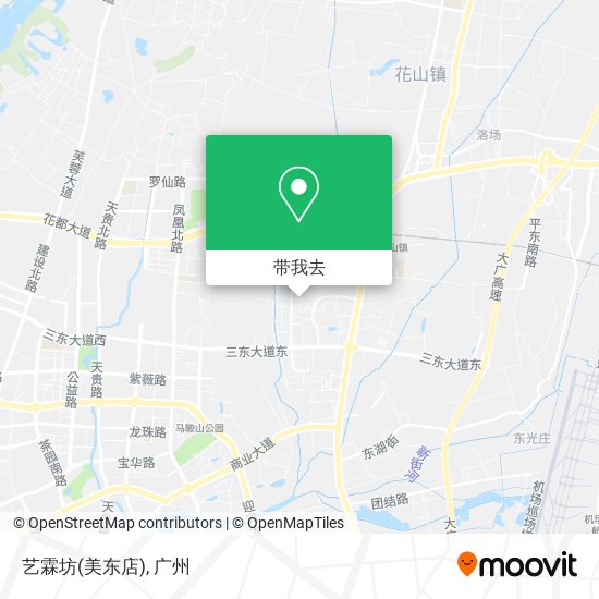 艺霖坊(美东店)地图