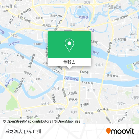 威龙酒店用品地图