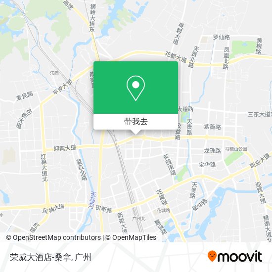 荣威大酒店-桑拿地图