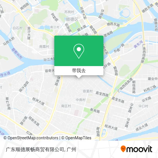 广东顺德展畅商贸有限公司地图