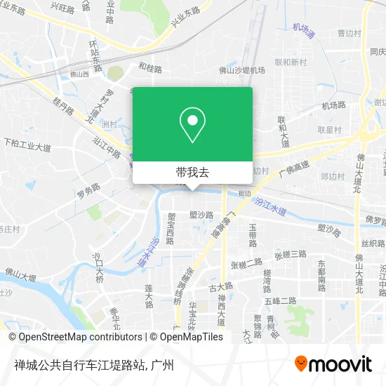 禅城公共自行车江堤路站地图