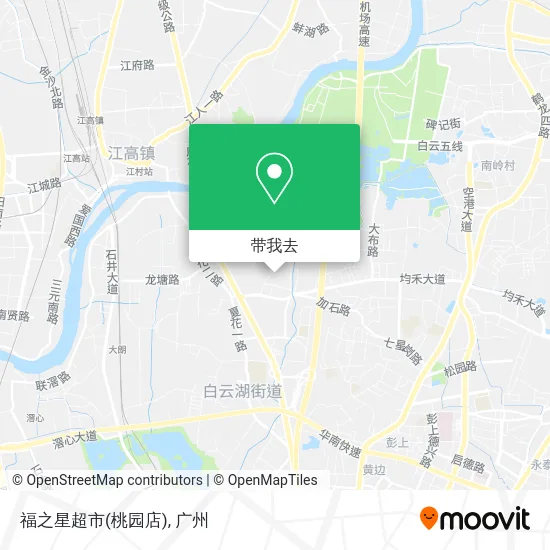 福之星超市(桃园店)地图