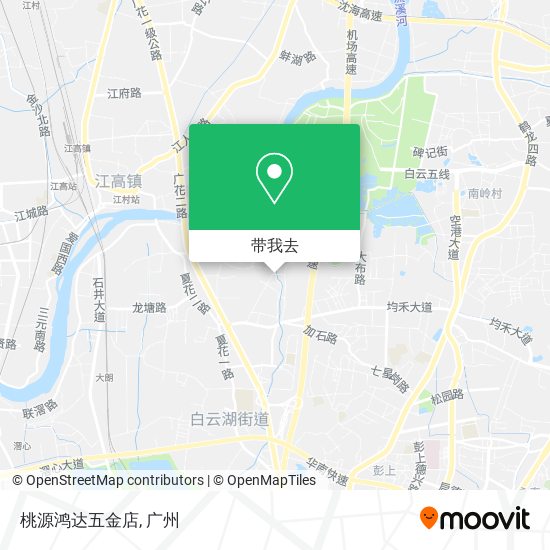 桃源鸿达五金店地图