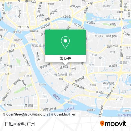 日滋裕餐料地图