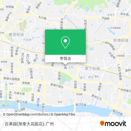 百果园(加拿大花园店)地图