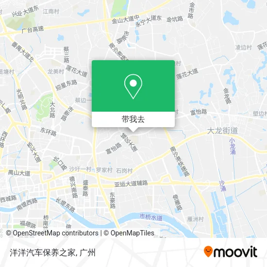 洋洋汽车保养之家地图