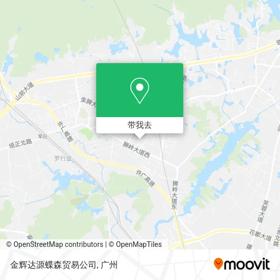 金辉达源蝶森贸易公司地图