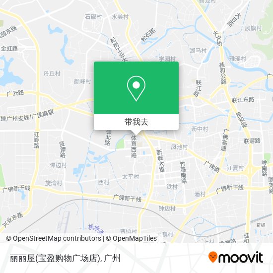 丽丽屋(宝盈购物广场店)地图