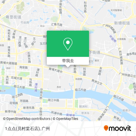 1点点(员村棠石店)地图