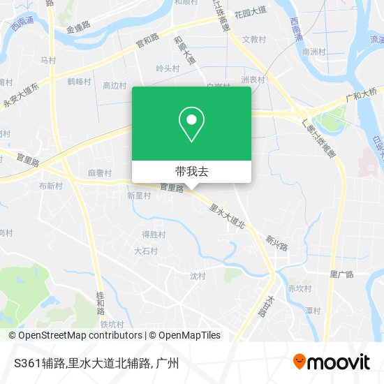 S361辅路,里水大道北辅路地图