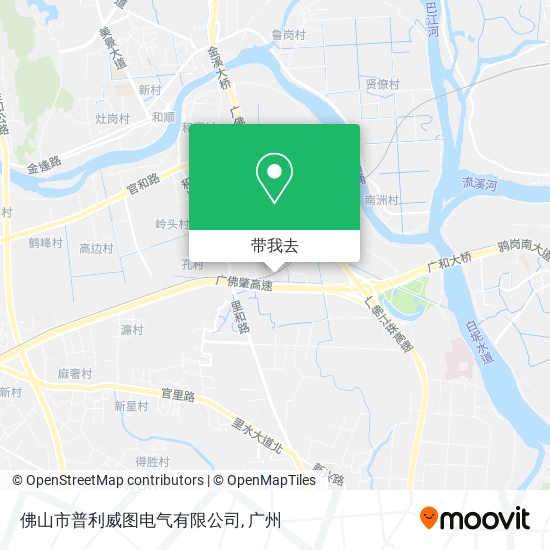 佛山市普利威图电气有限公司地图