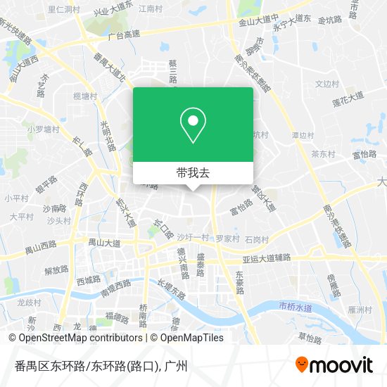 番禺区东环路/东环路(路口)地图