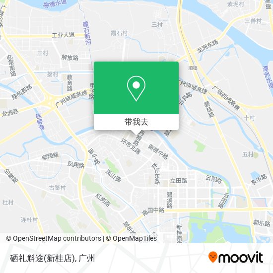 硒礼斛途(新桂店)地图