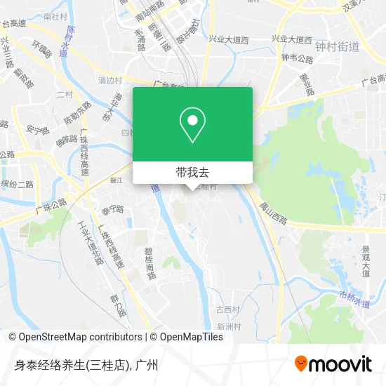 身泰经络养生(三桂店)地图