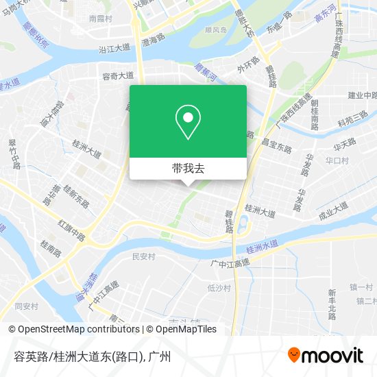容英路/桂洲大道东(路口)地图