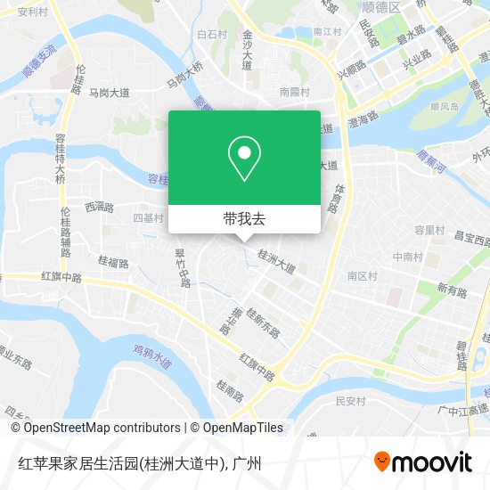 红苹果家居生活园(桂洲大道中)地图
