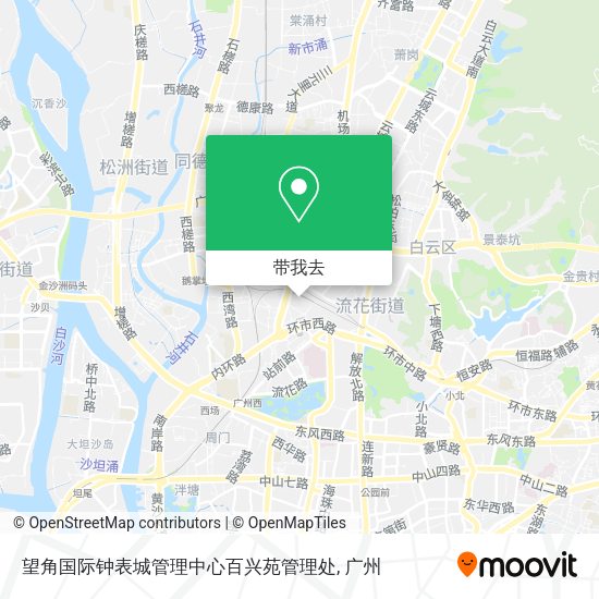 望角国际钟表城管理中心百兴苑管理处地图