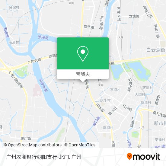 广州农商银行朝阳支行-北门地图