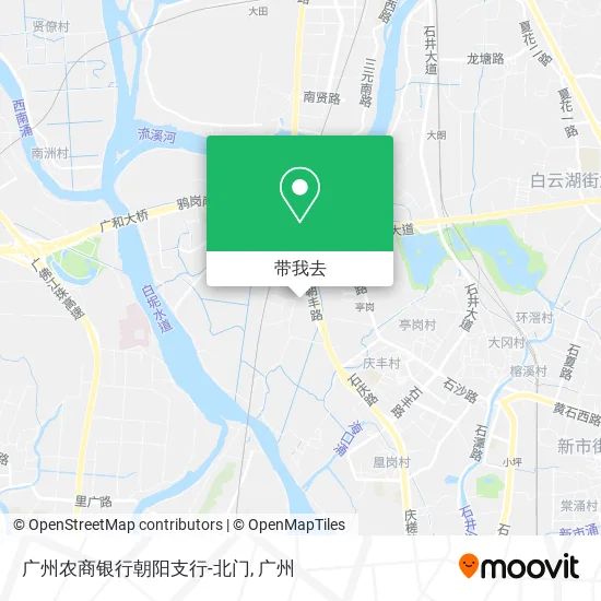广州农商银行朝阳支行-北门地图