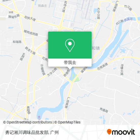 勇记湘川调味品批发部地图
