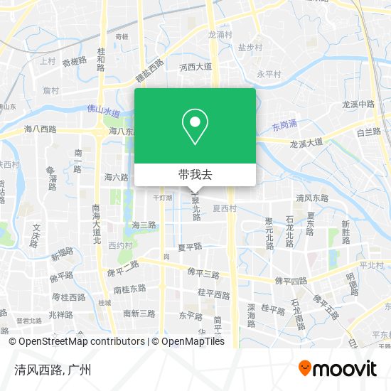清风西路地图