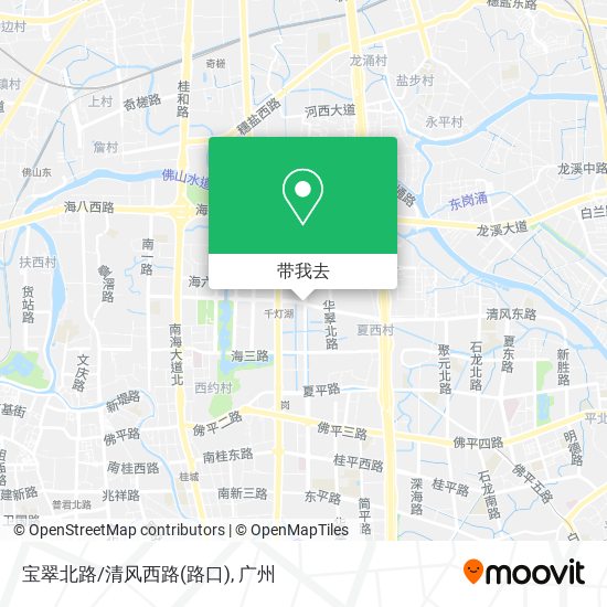 宝翠北路/清风西路(路口)地图