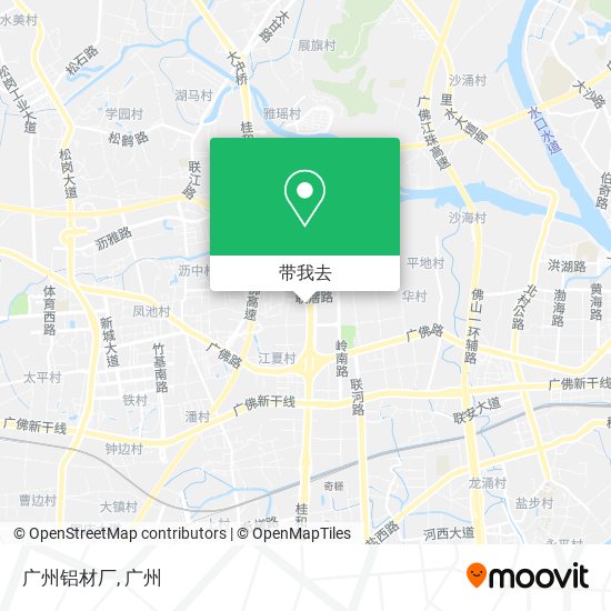 广州铝材厂地图