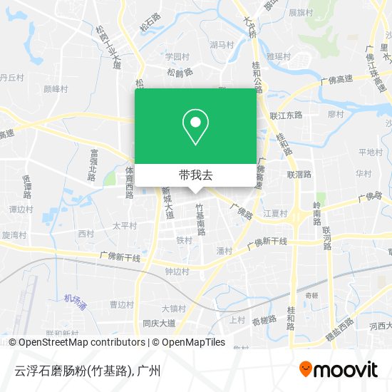 云浮石磨肠粉(竹基路)地图