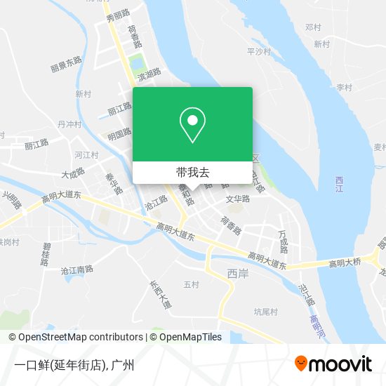 一口鲜(延年街店)地图