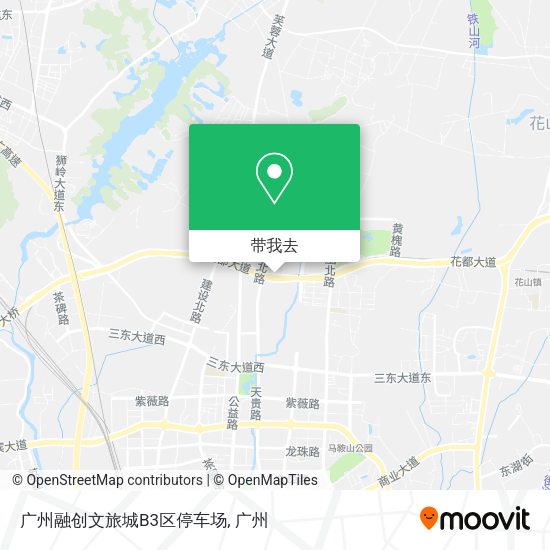 广州融创文旅城B3区停车场地图