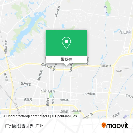 广州融创雪世界地图