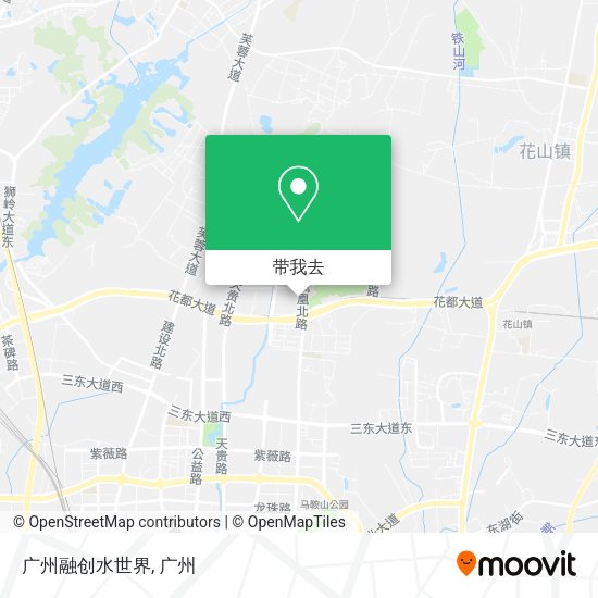 广州融创水世界地图
